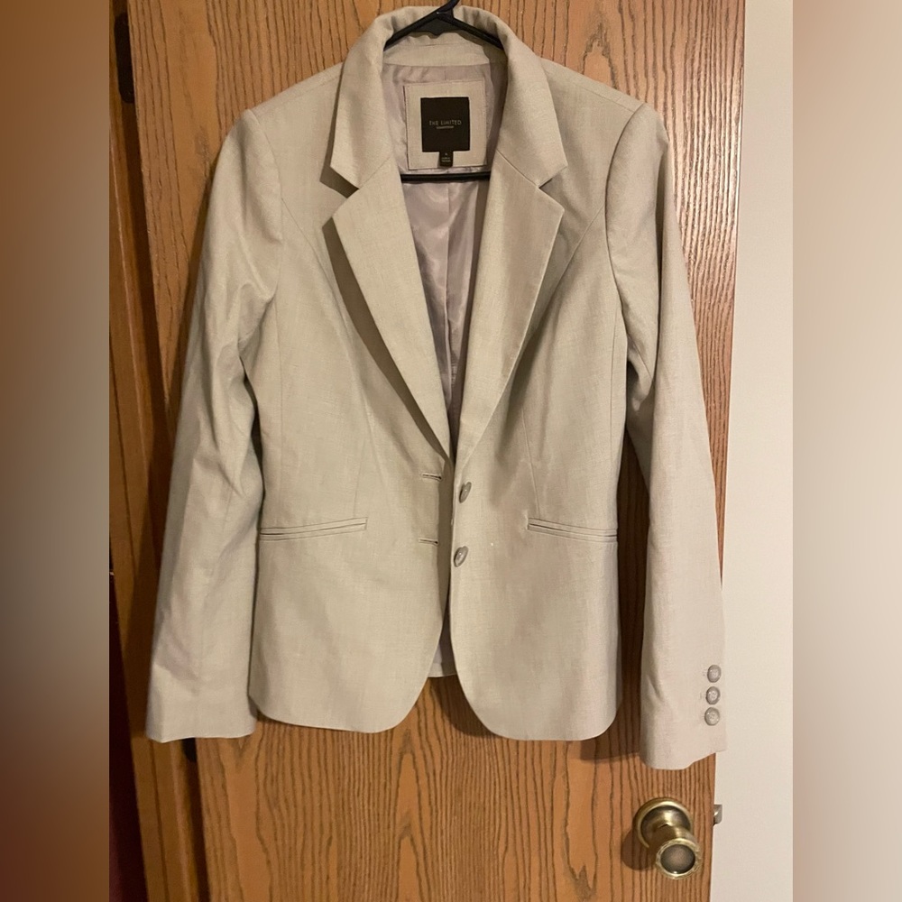 The Limited Collection Cream Blazer sz 8
